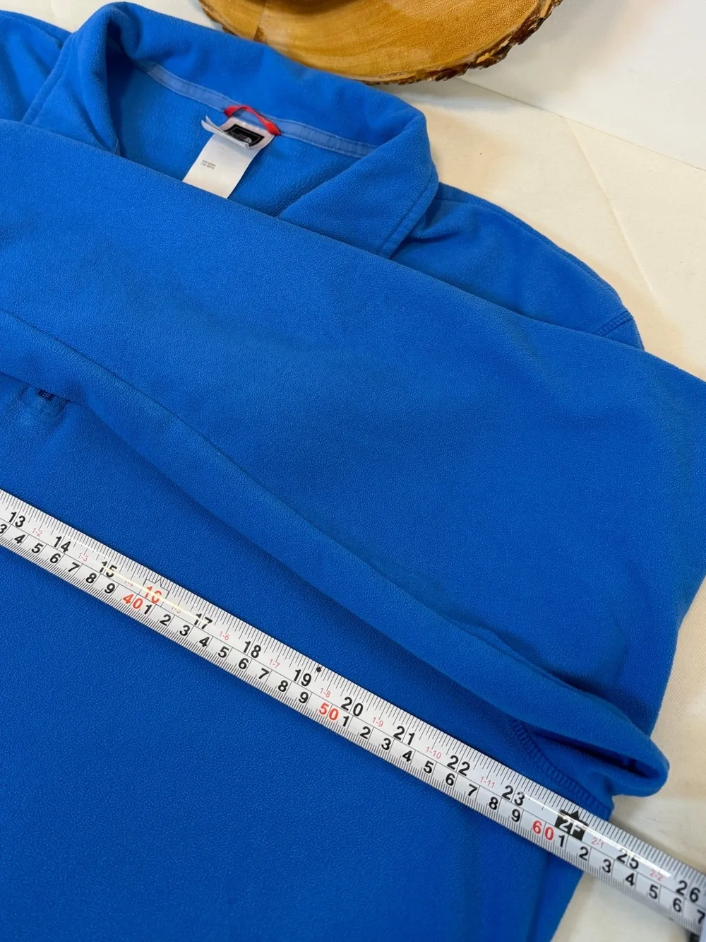 The North Face Men's Cornflower Blue 1/4 Zip-Up Fleece Pullover Size XL